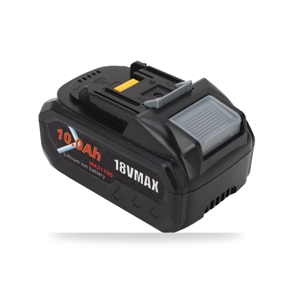 بطارية، 10.0Ah 21700 تصميم دقيق بمؤشر ضوئي، بطارية خلية اندفاع التيار موديل BL1860