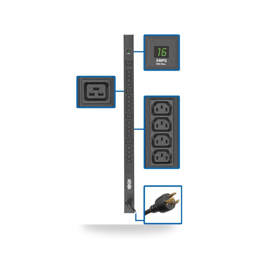 تريب لايت PDUMV20HV-36 3.7KW 208 - 230V PDU أحادي المرحلة