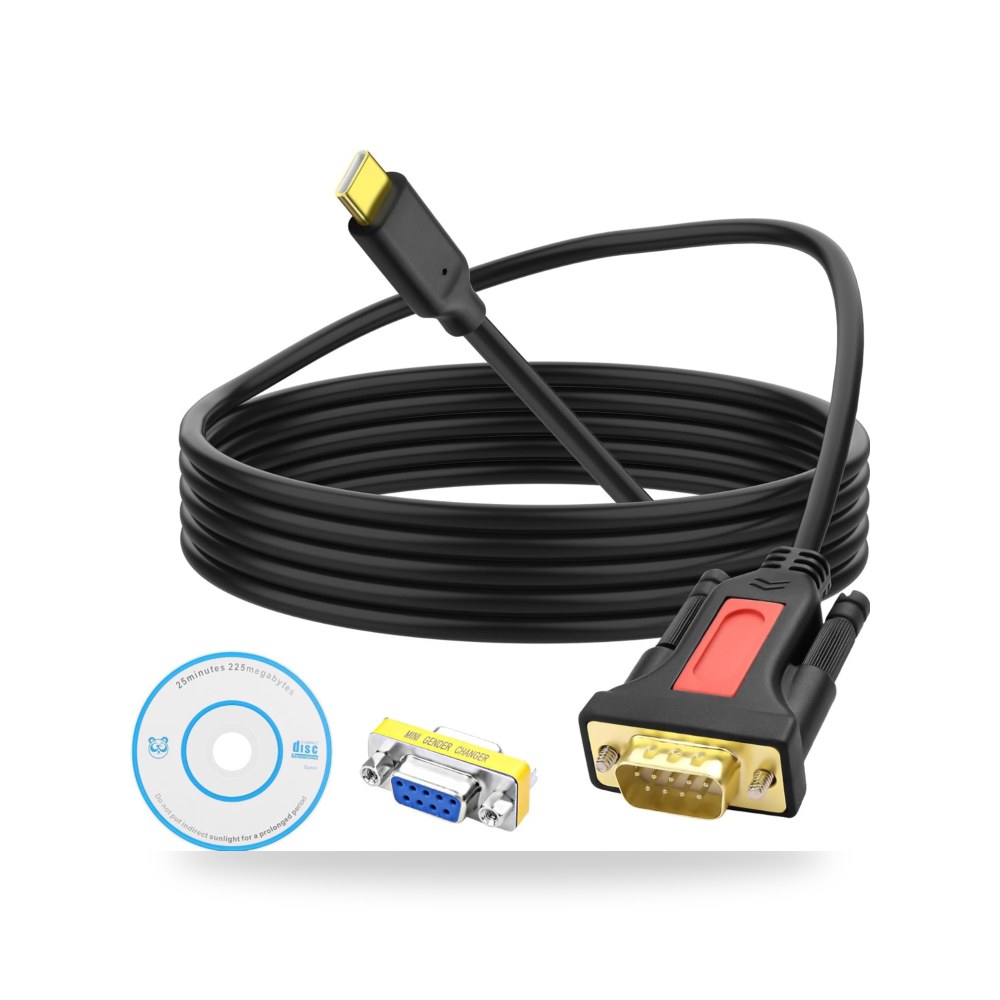 اكس ام اس جيه اس اي واي كيبل محول USB نوع C الى تسلسلي موديل RS232