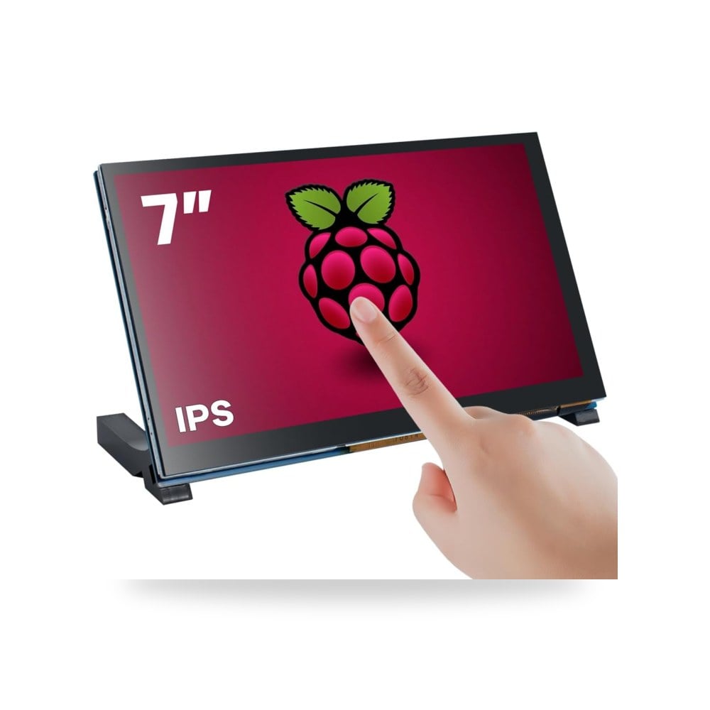 شاشة لمس 7 بوصة IPS MIPI DSI متوافقة مع راسبيري باي 5 - 4 - 3، هوسيوند