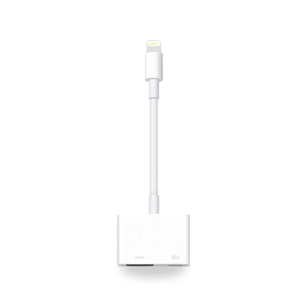 [معتمد من آبل] محول لايتنينج إلى HDMI لايفون - دونجل صوت
