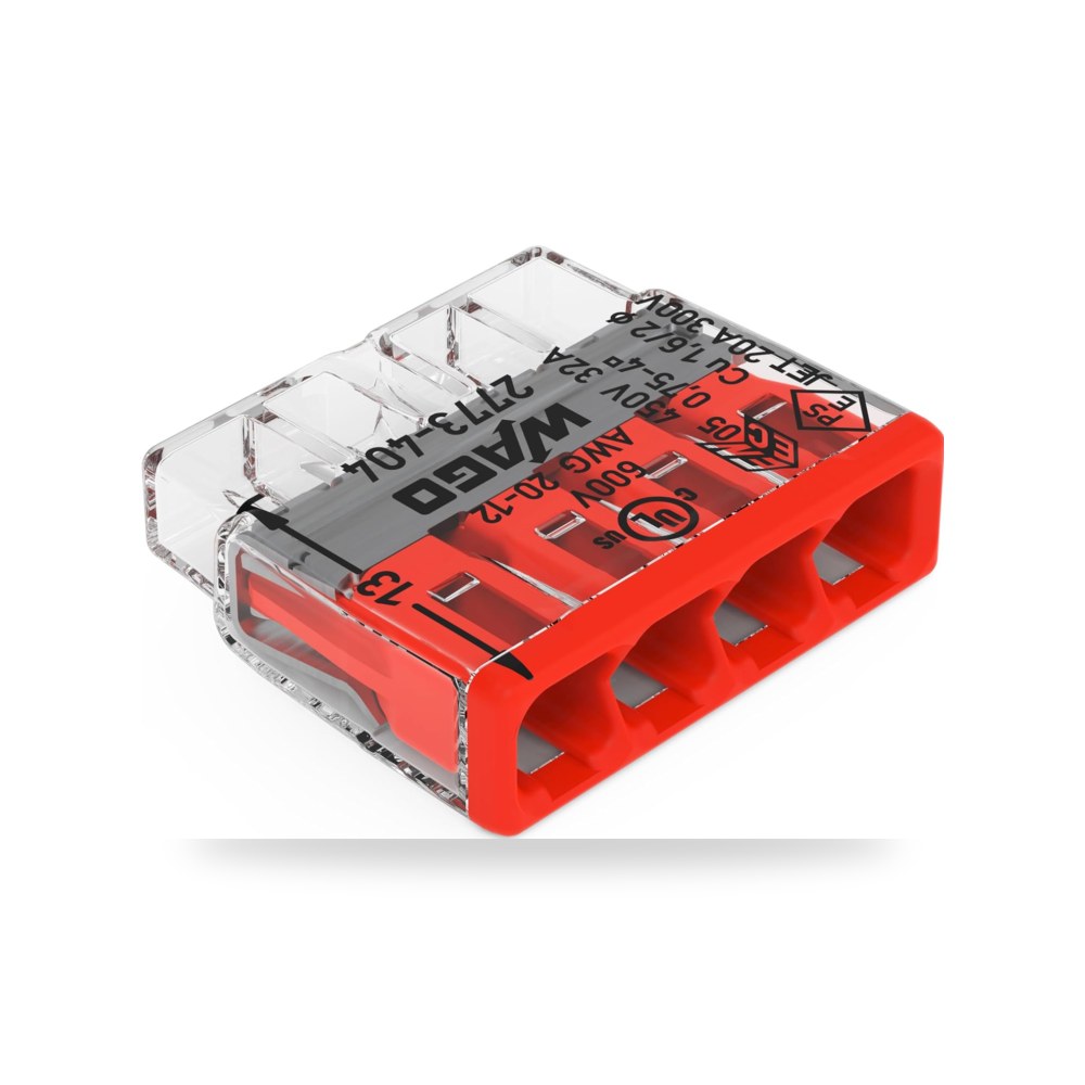 2773-404 | موصل الربط واجو Wall-Nuts PUSHWIRE | للموصلات