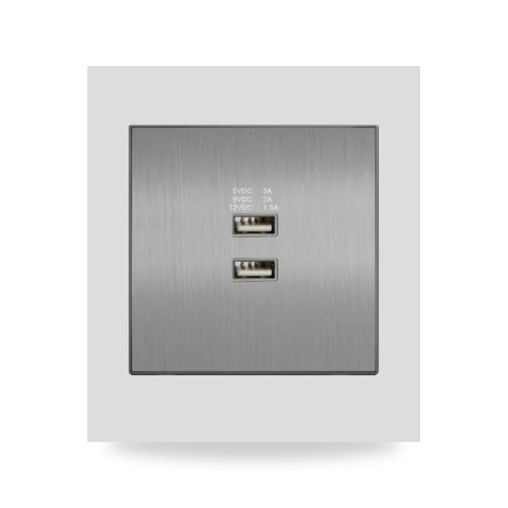 مقبس يو اس بي USB مزدوج مفاتيح وأفياش