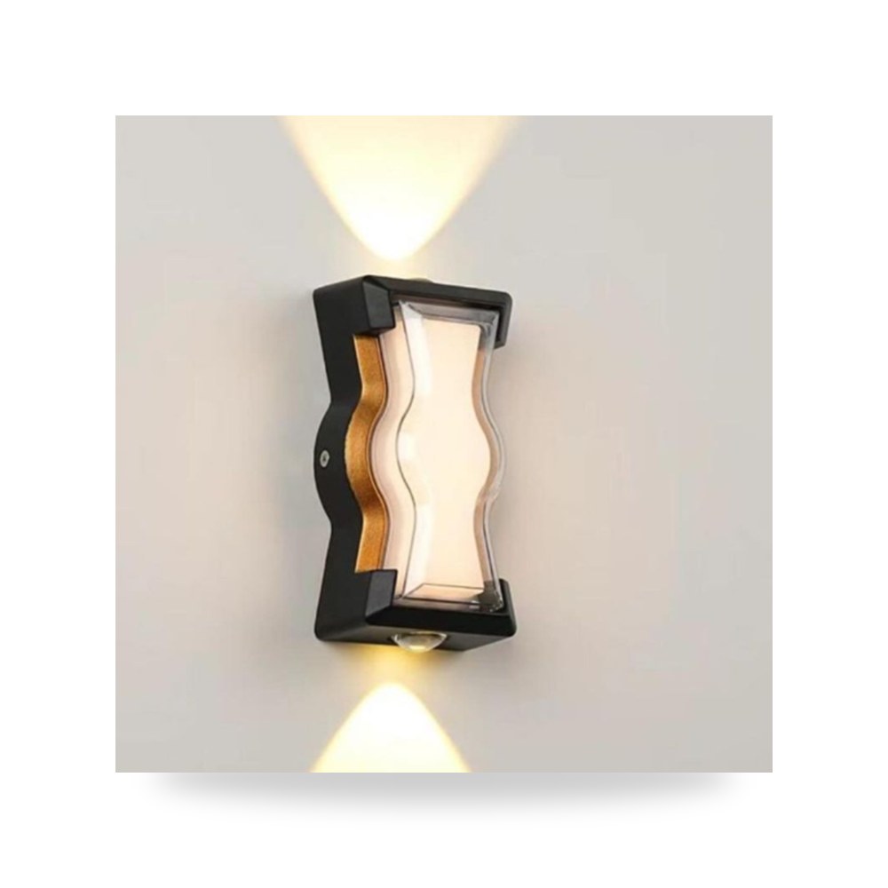 ابليك جداري خارجي 6W اسود F222