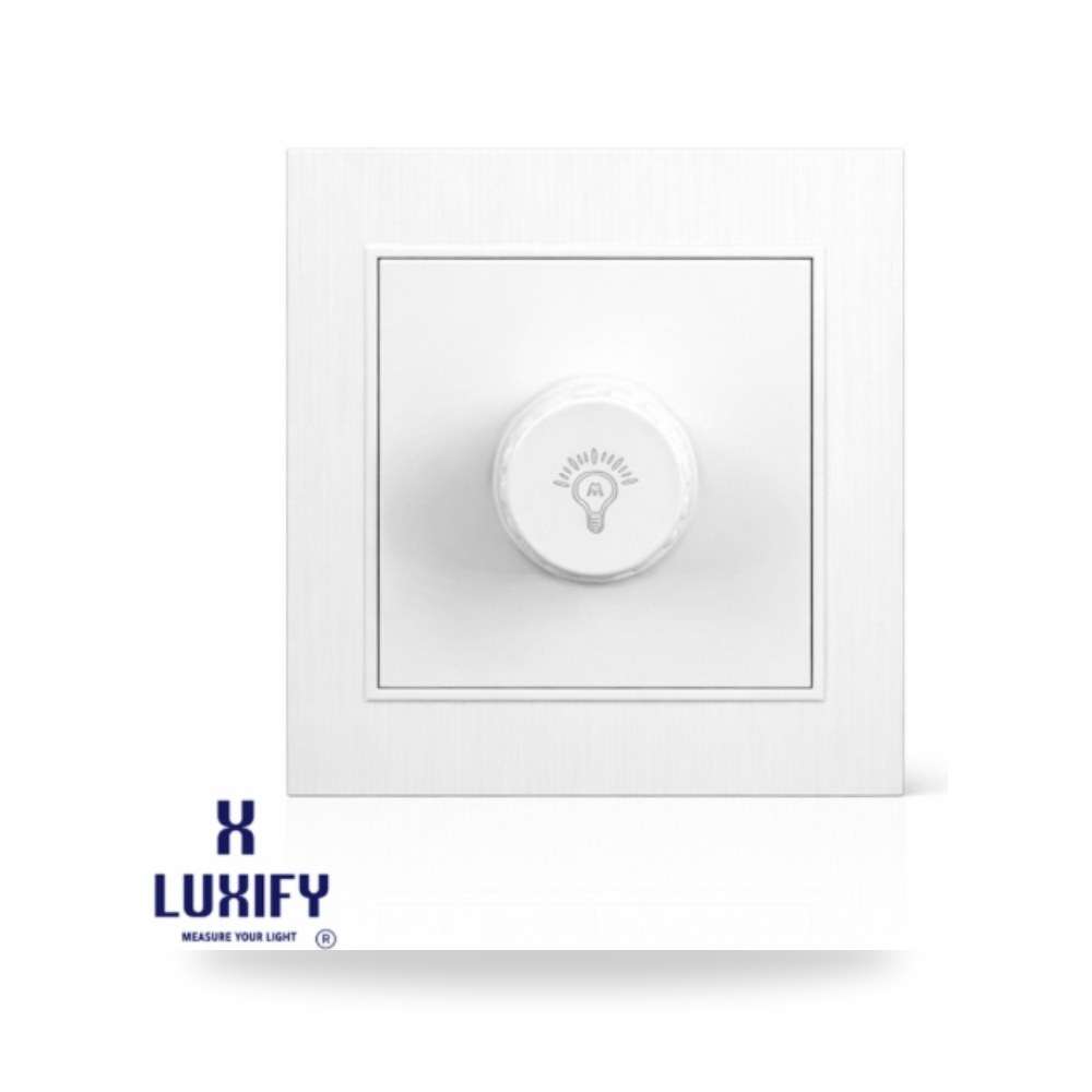 مفتاح دايمر إنارة 1000W أبيض كلاسيك 005692 لوكسيفاي (Luxify)