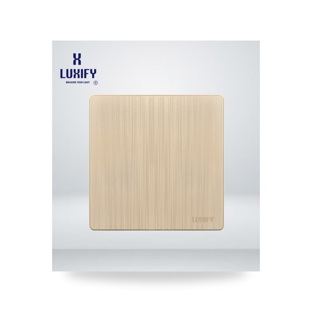 مفتاح إنارة مفرد بيانو ذهبي لوكسيفاي 006781 لوكسيفاي (Luxify)