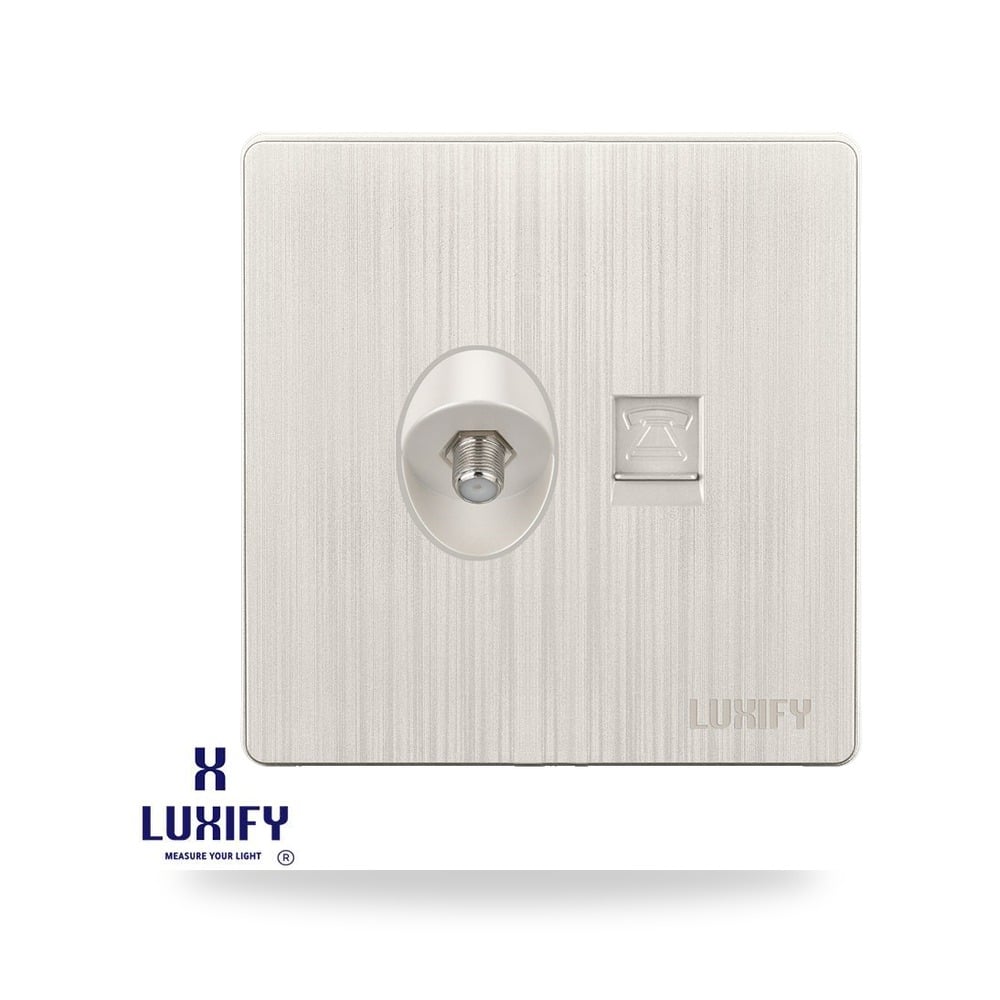 فيش مزدوج دش وتليفون بيانو لؤلؤي 007214 لوكسيفاي (Luxify)