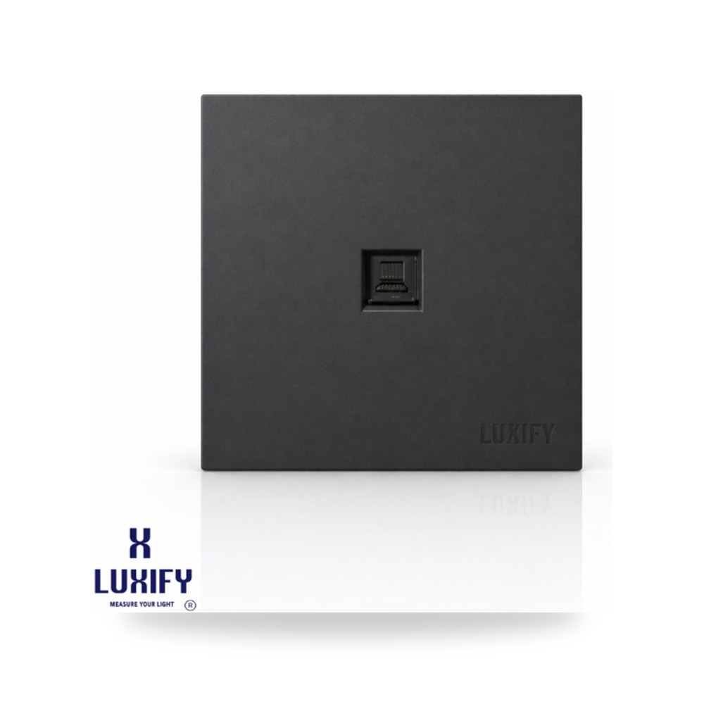 فيش شبكة ومودم Cat6 سليم أسود لوكسيفاي (Luxify)