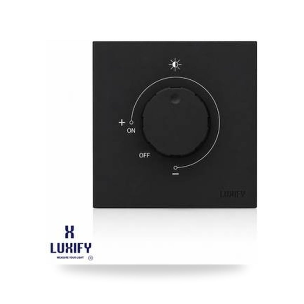 مفتاح دايمر إنارة سليم 500W أسود لوكسيفاي 007658 لوكسيفاي (Luxify)