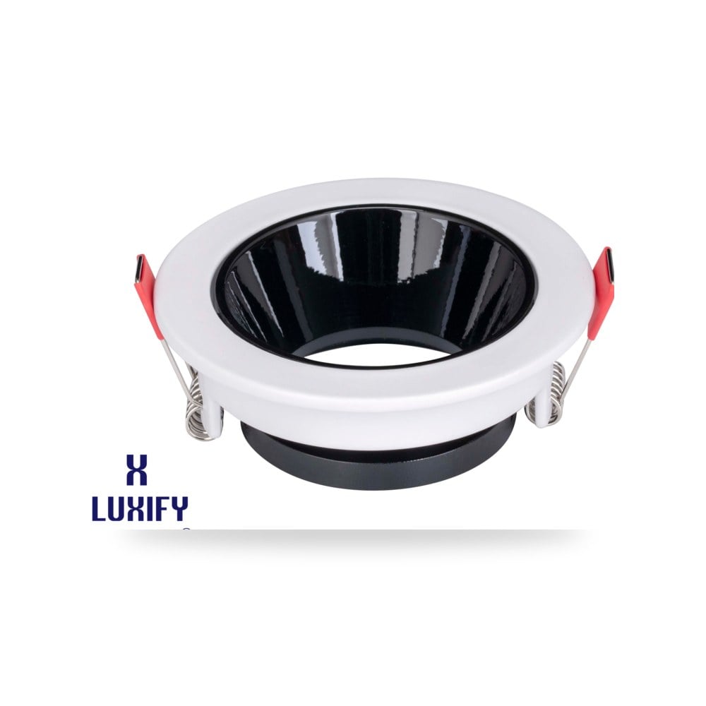 إطار مانع توهج أسود فريم أبيض لوكسيفاي (Luxify)
