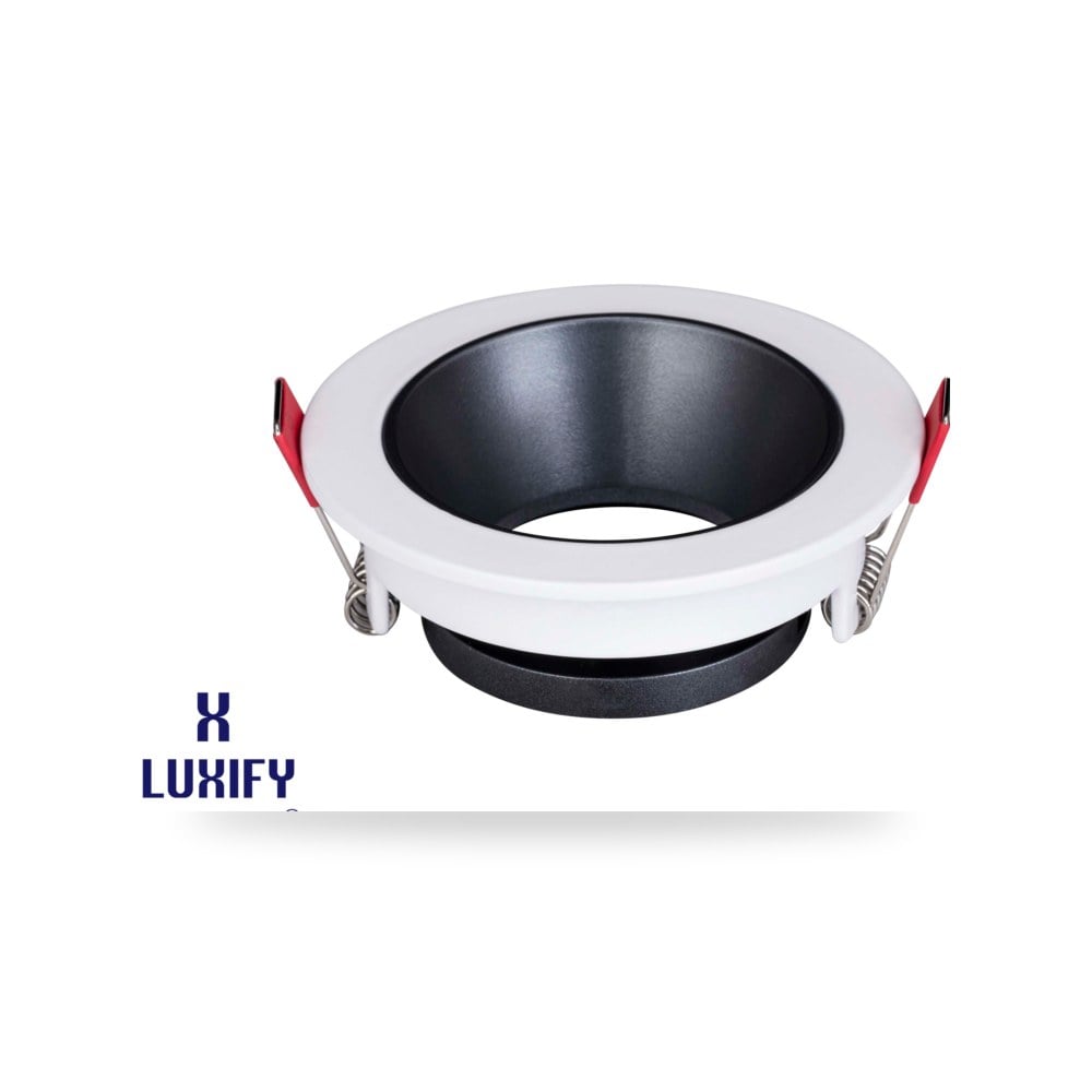 إطار مانع توهج رمادي فريم أبيض لوكسيفاي (Luxify)