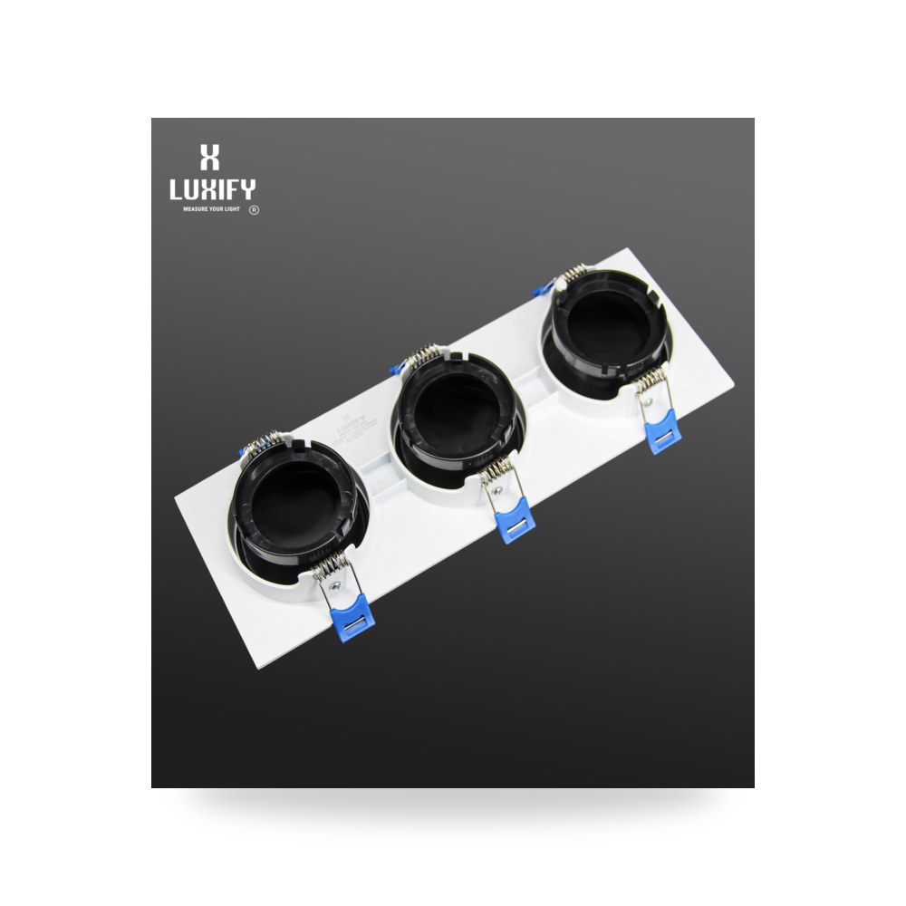 إطار مانع توهج مربع ثلاثي أبيض لوكسيفاي (Luxify)