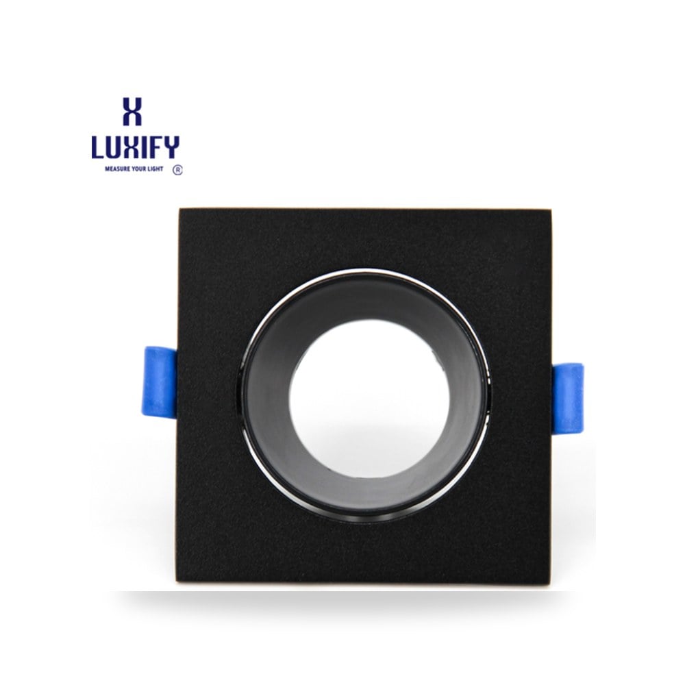 إطار مانع توهج مربع مفرد أسود لوكسيفاي (Luxify)