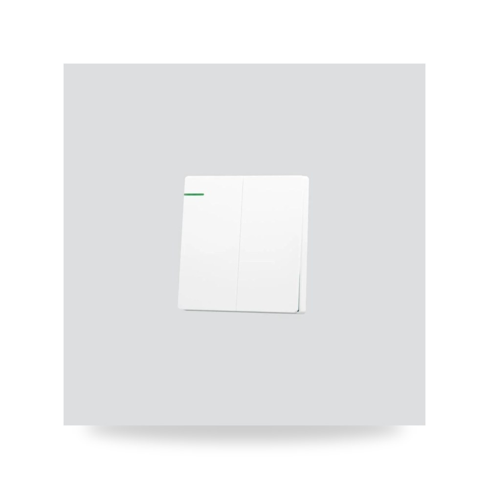 مفتاح إضاءة ثنائي أبيض مطفي ilict 005806