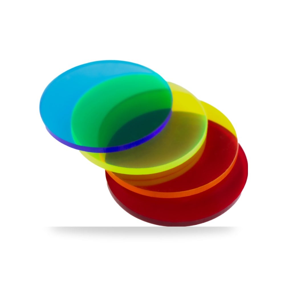 طقم فلاتر ألوان مع قاعدة إطار أسود illus