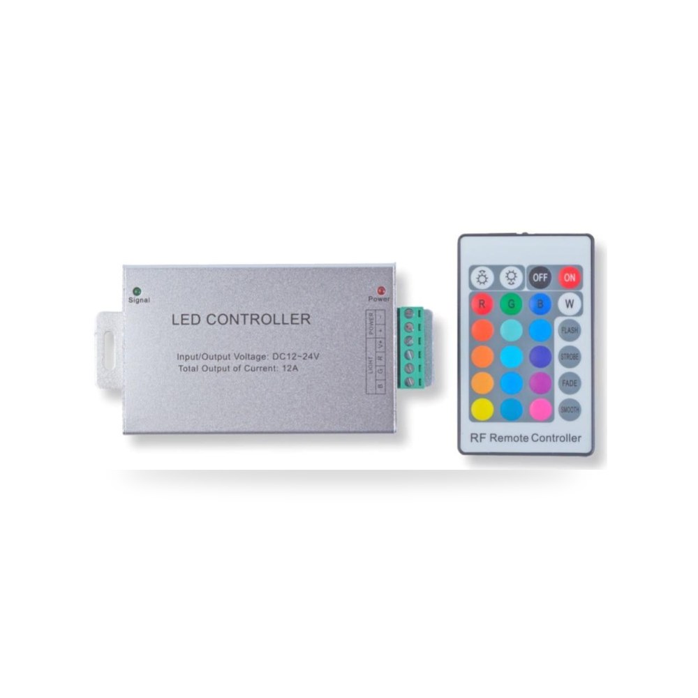 جهاز تحكم نيون فليكس ملون RGB قدرة 9W illus
