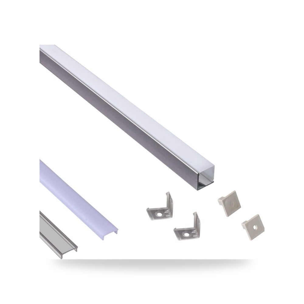 بروفايل ألمنيوم زاوية 16x16mm IP20 illus