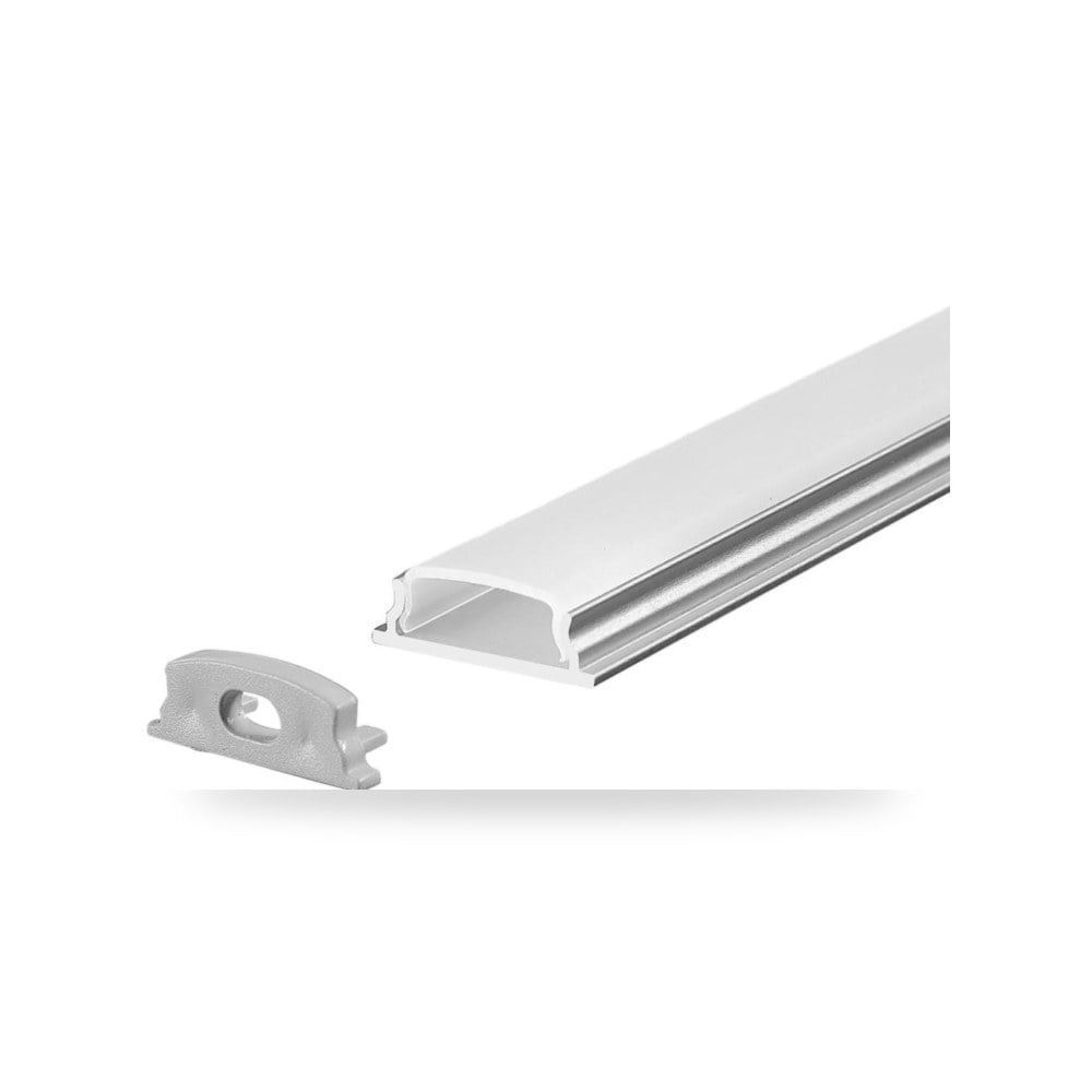 بروفايل ألمنيوم سطحي 18x6mm IP20 illus