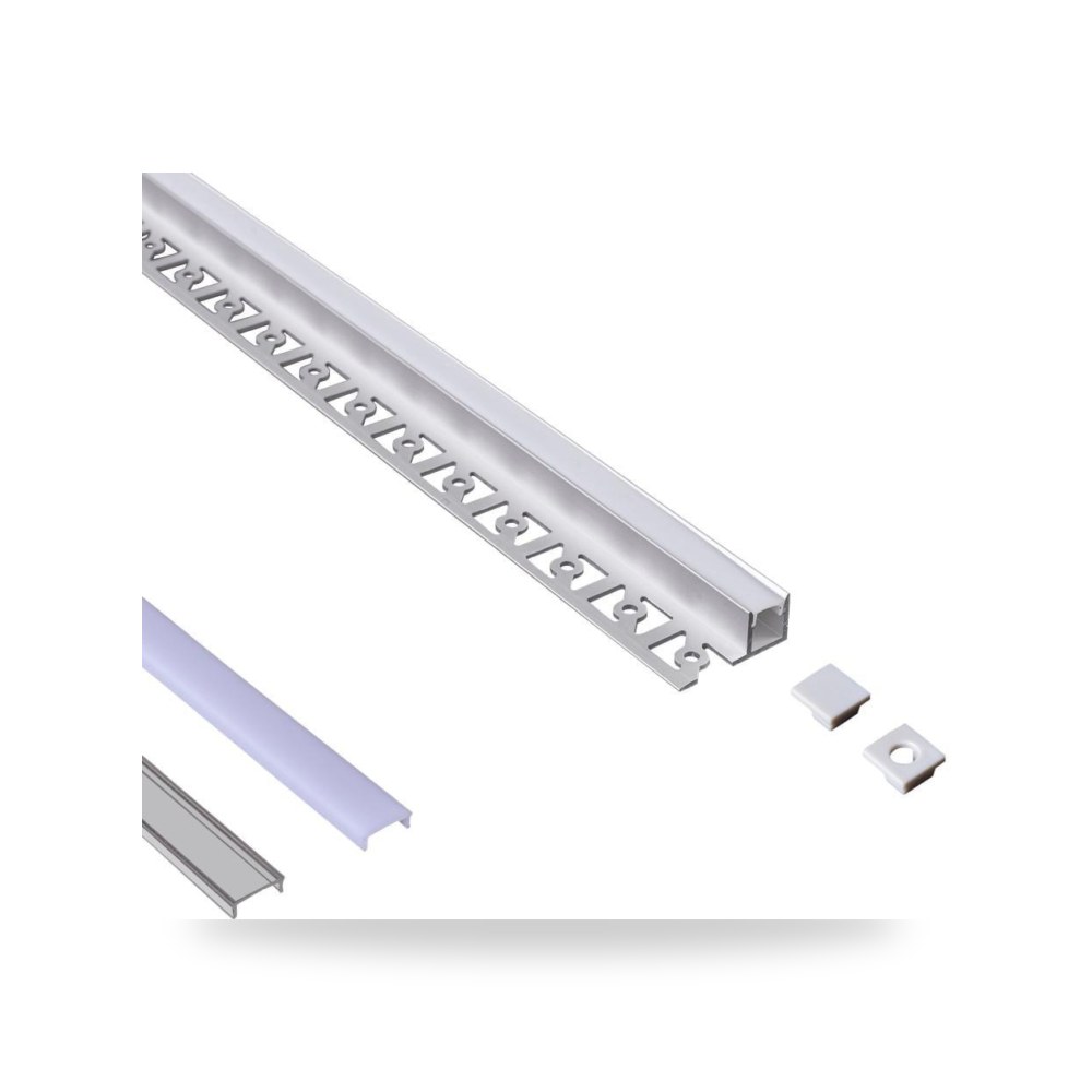 بروفايل ألمنيوم سطحي 33x14mm illus