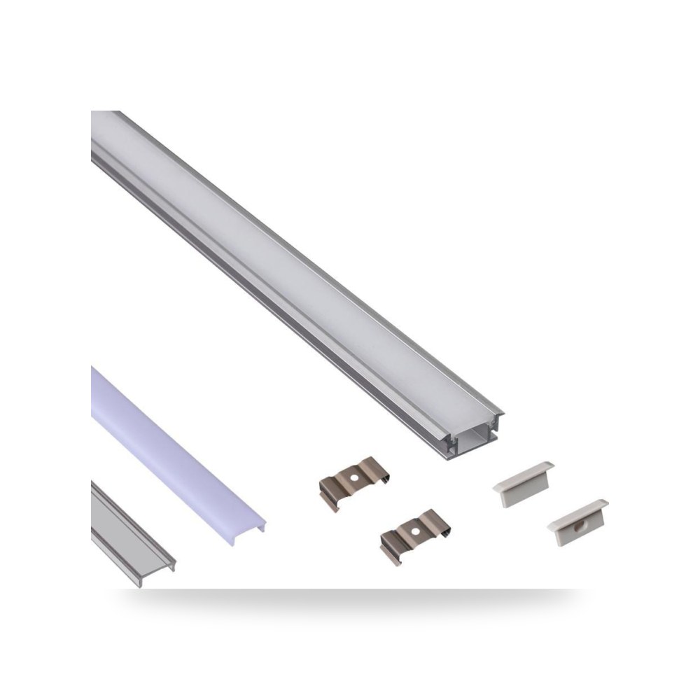 بروفايل ألمنيوم أرضي 27x11mm illus