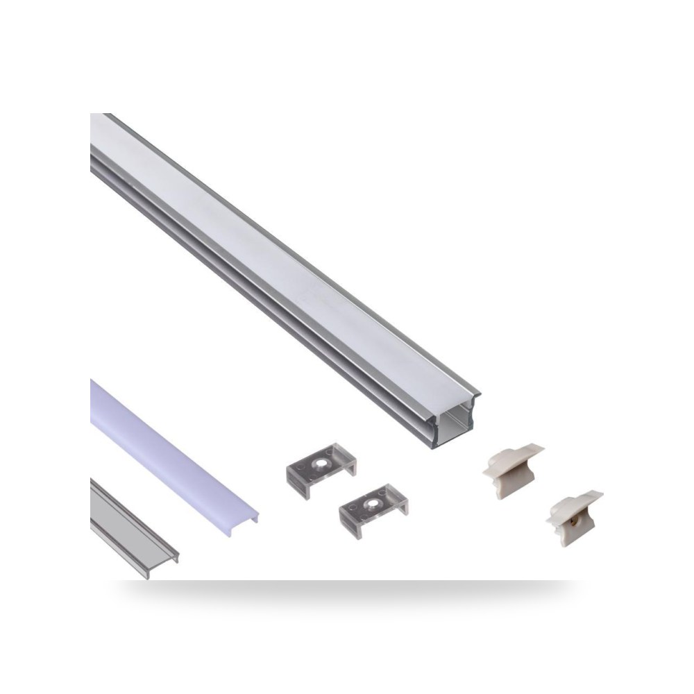 بروفايل ألمنيوم غاطس 25x14mm IP20 illus