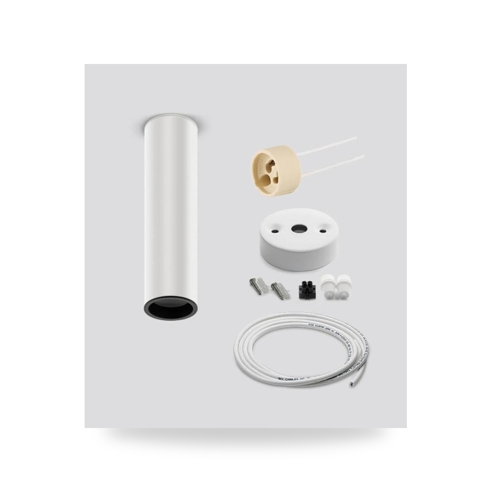 إطار إنارة معلق GU10 مقاس 55×140مم أبيض illus مخازن الإضاءة (Lighting Stores)