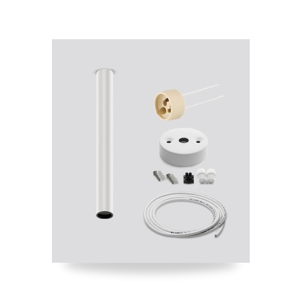 إطار إنارة معلق GU10 مقاس 55×350مم أبيض illus مخازن الإضاءة (Lighting Stores)