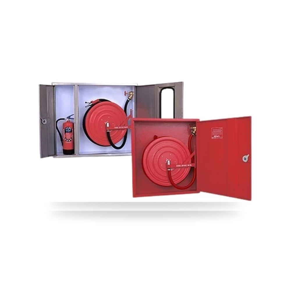 صندوق حريق جداري إطار وباب ستانلس ستيل 700 مم 374 ستانلس ستيل (Stainless Steel)