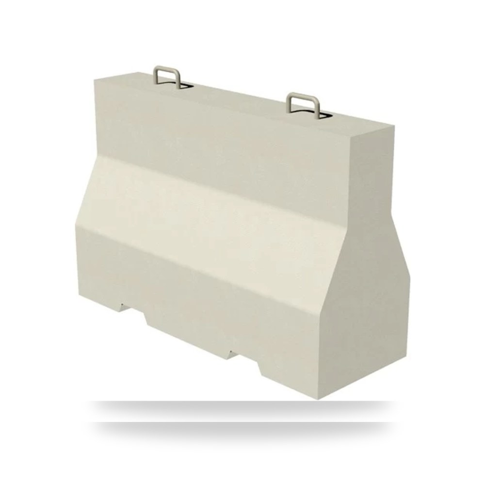 حاجز خرساني عادي نيوجيرسي مع هوكين 100×150 سم 837 بدون لون موديل holes877