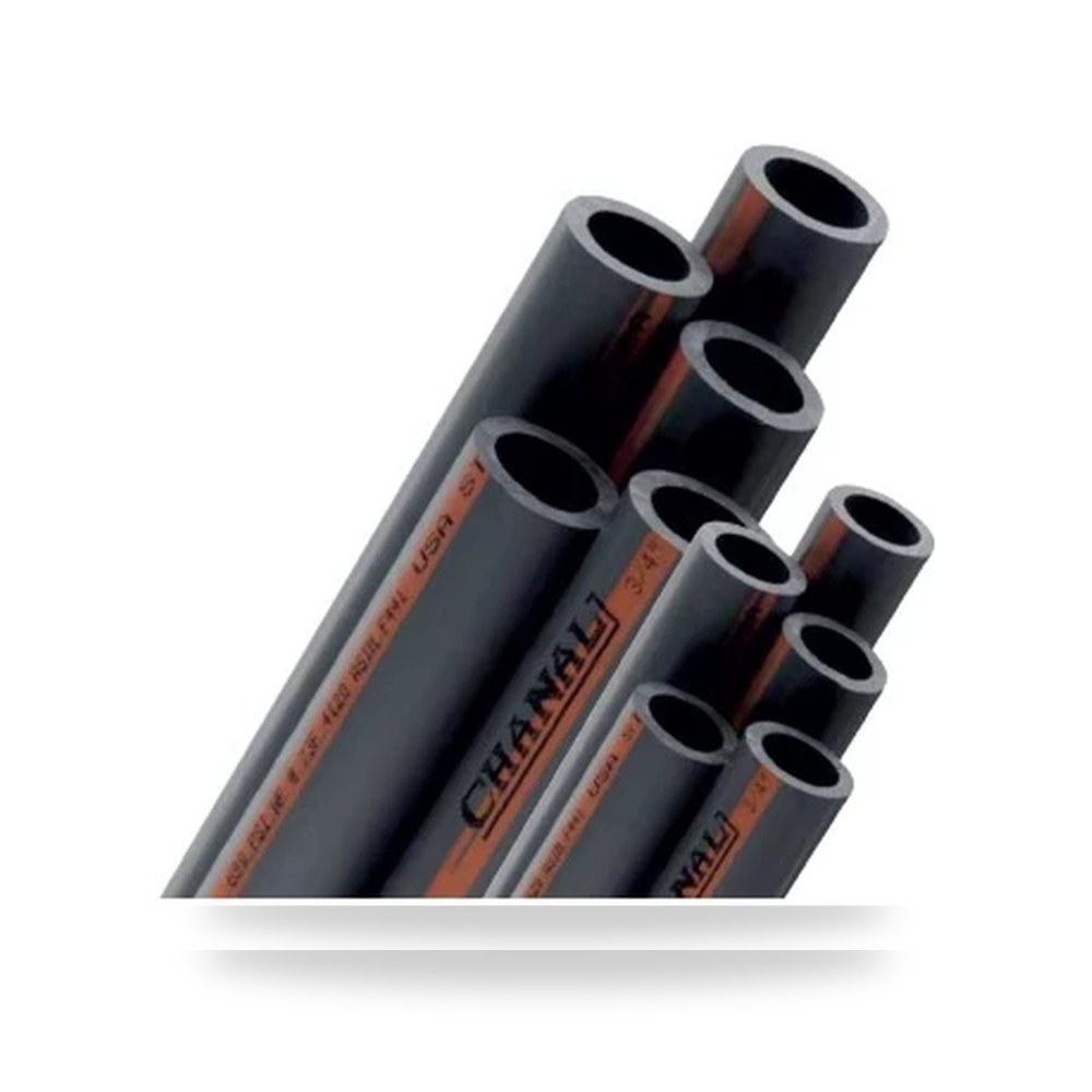 أنبوب ماسورة PVC جدول 80×1 بوصة رمادي شانل رمادي غامق موديل 196