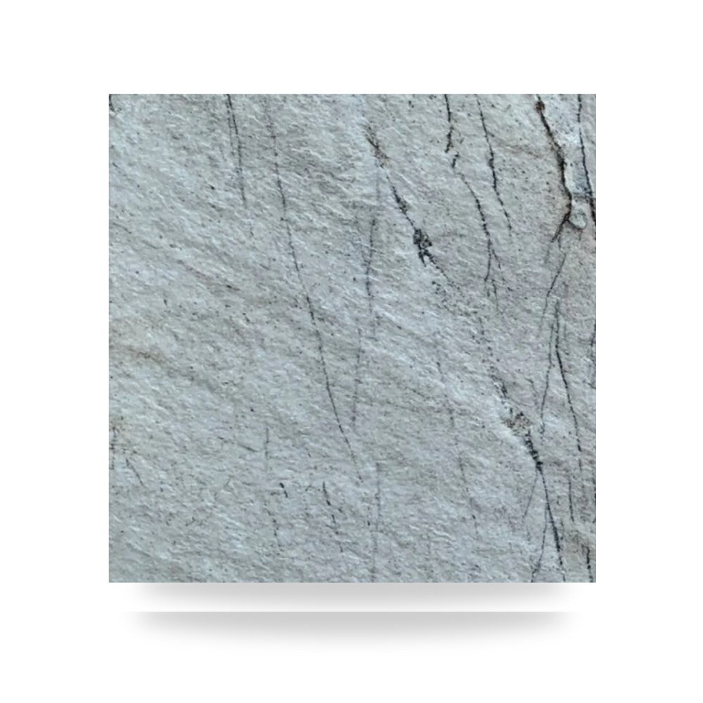 صفائح بديل حجر فايبر جلاس للديكور والواجهات مقاس 122 × 244 سم لون أبيض كود V0019 معتمد