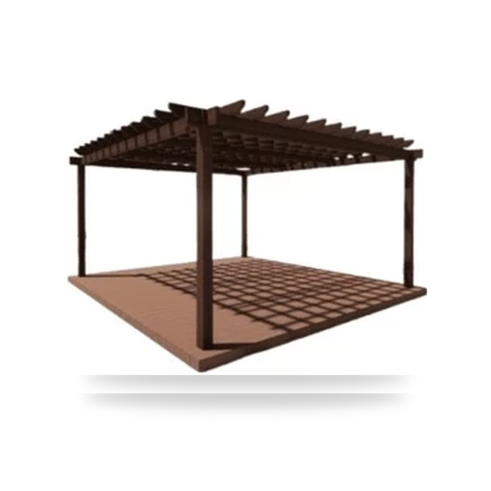 مظلات حدائق بي في سي بني YT-62689172 موديل grid-2-851