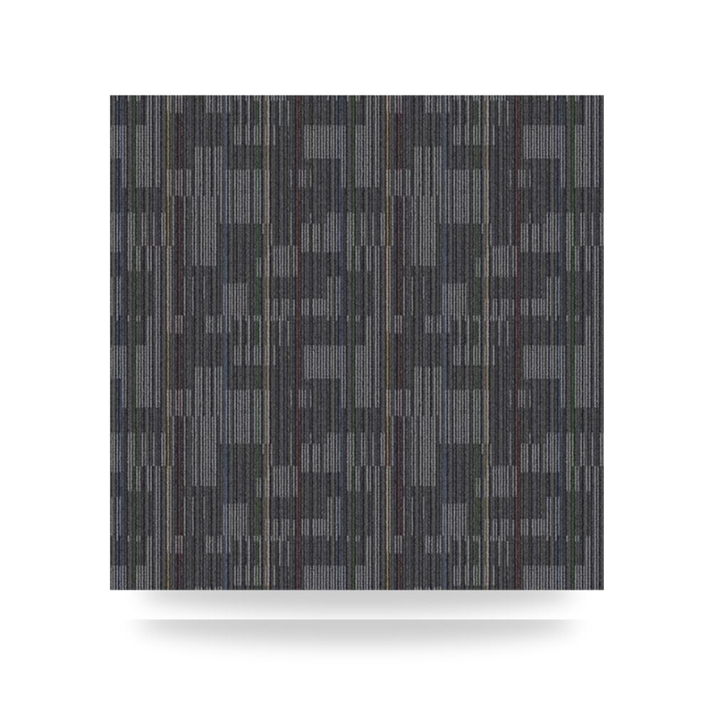 بلاط موكيت مكاتب تجاري مربعات مقاس 50 × 50 سم لون رمادي داكن عازل للصوت موديل 679-180