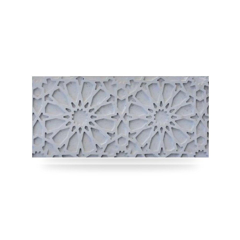 حجر واجهات إسلامي 40×60 سم تراث الرياض ابيض 40 × 60 سم ابيض موديل 476