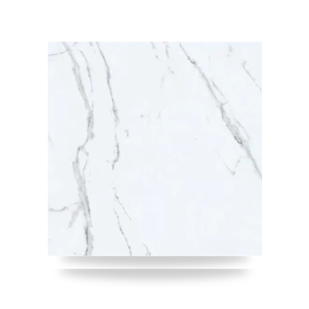 بلاط بورسلان أرضيات وجدران الفنار مقاس 80 × 80 سم تشطيب ناعم لون رمادي طراز R-17656 Exa