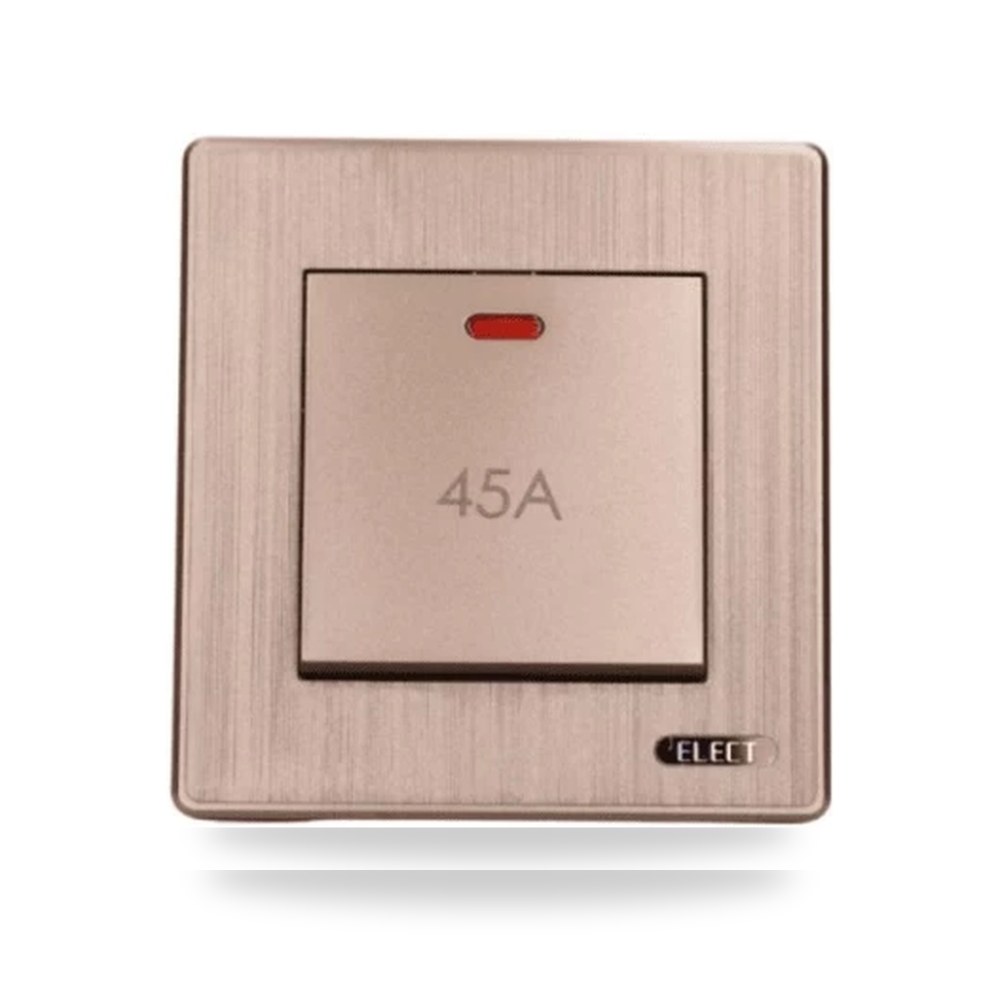مفتاح مكيف 45A جداري رمادي 7×7 سم موديل 302