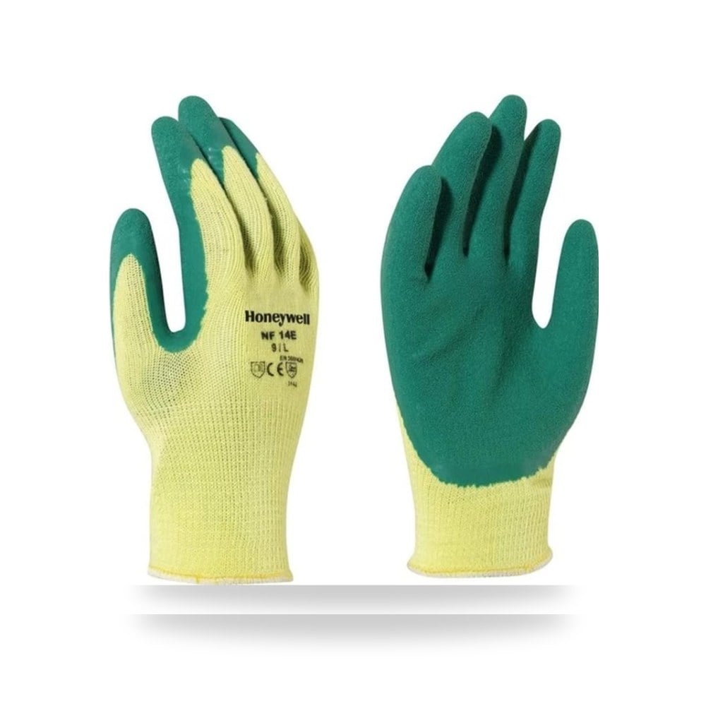 قفاز سلامة 25 سم اخضر واصفر Honeywell موديل 931