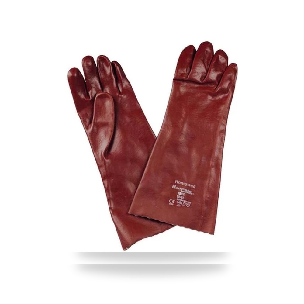 قفاز حماية صناعي PVC 10 Honeywell أحمر 0.1 موديل 940