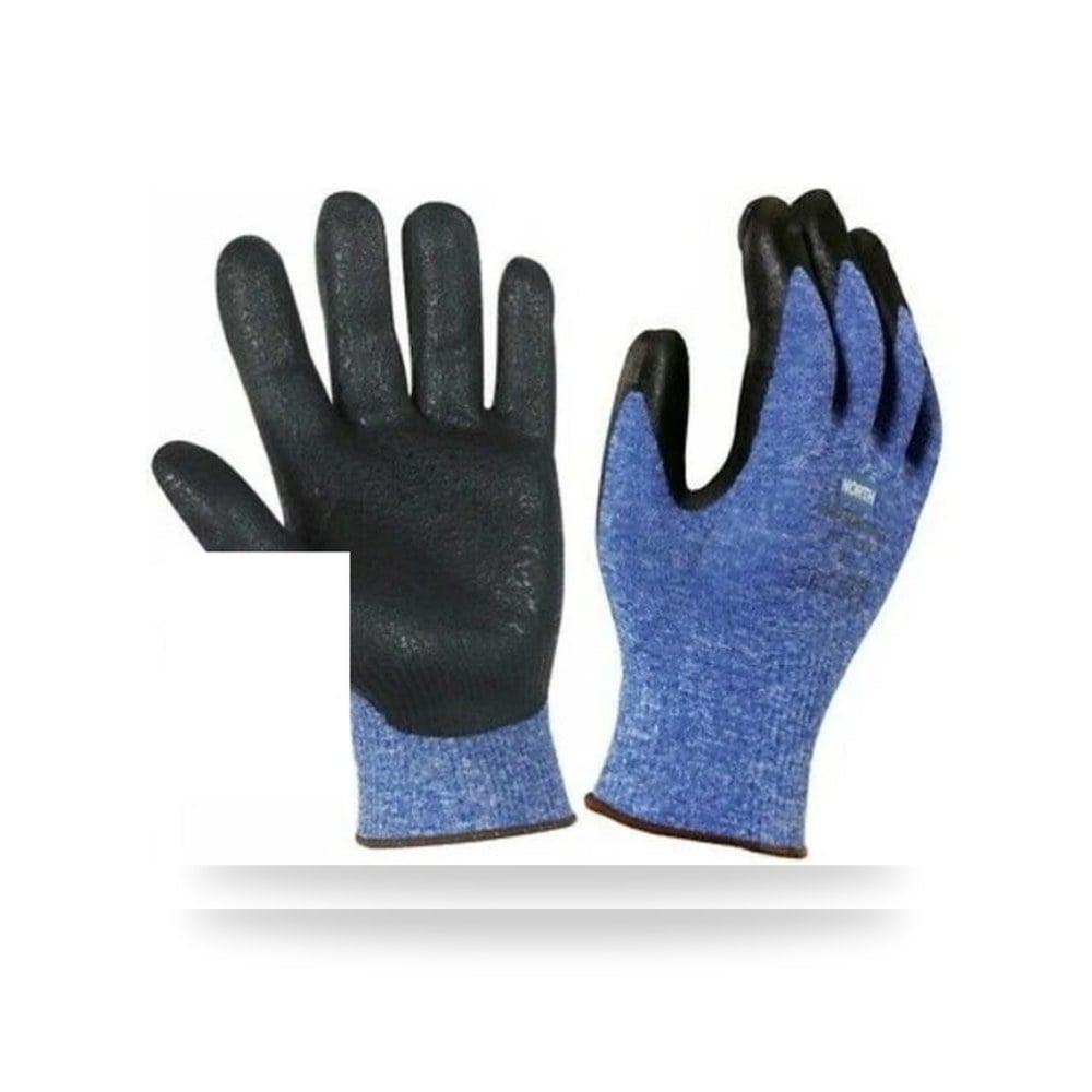 قفاز سلامة 25 سم ازرق واسود Honeywell موديل 390