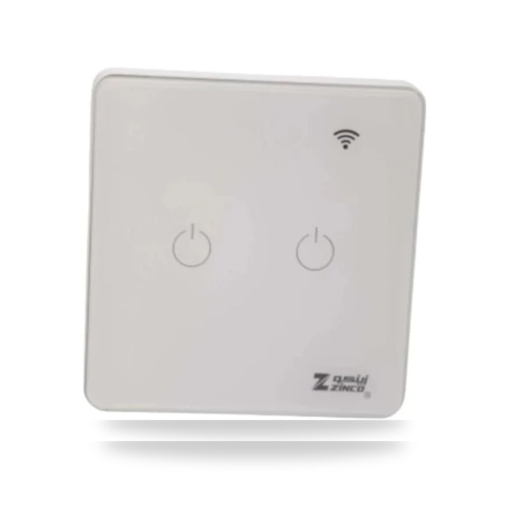 مفتاح ذكي ثنائي 1000W أبيض مفتاح كهربائي موديل 216