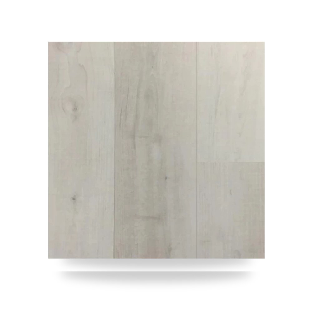 ألواح أرضيات باركيه صلب SPC مقاوم للماء 100% مقاس 122 × 22.8 سم لون رمادي عصري مع عازل