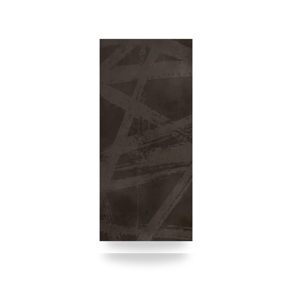 بلاط بورسلان أرضيات وجدران الفنار مقاس 60 × 120 سم تشطيب مطفي لون أسود طراز R-22464 Exa