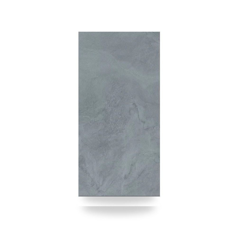 بلاط بورسلان أرضيات وجدران الفنار مقاس 30 × 60 سم تشطيب ناعم لون رمادي طراز R-22778 Exa