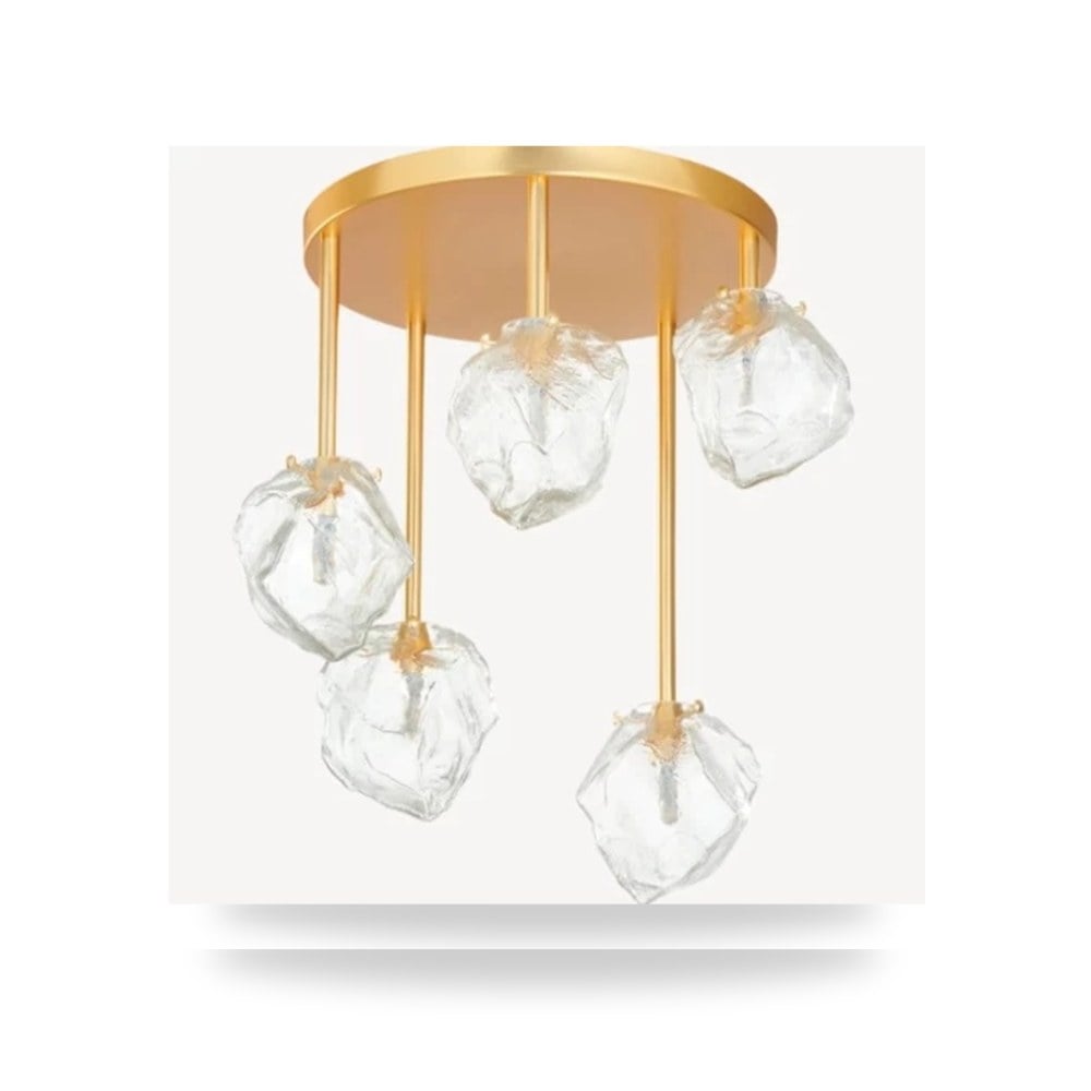 اضاءة سقف ديكورية ذهبي موديل 269
