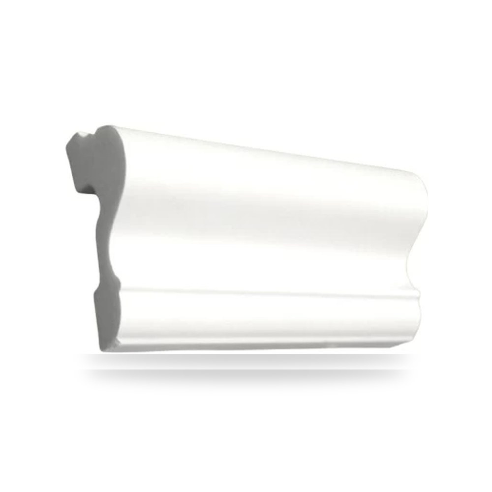 بانوهات جدارية فايبر 6.8cm 4674 ابيض 240 × 6.8 × 2.6 سم ابيض موديل 283
