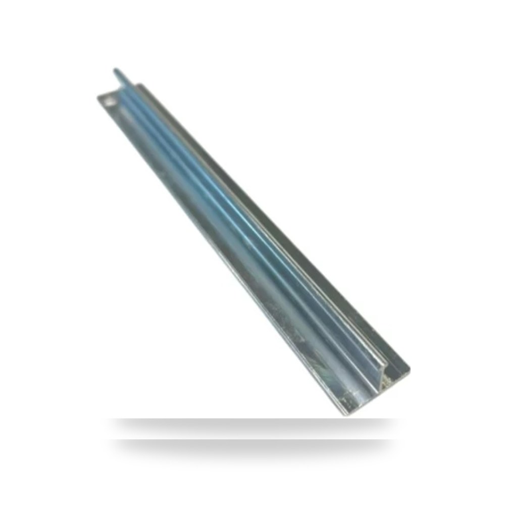 بروفايل ألمنيوم T أرضيات 2.4m 240×2×1 سم فضي موديل 640