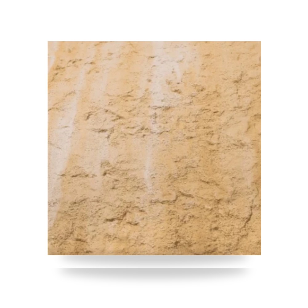 صفائح طين معالج مرنة MCM ثلاثية الأبعاد ديكورية للجدران والواجهات مقاس 88 × 58cm لون أصفر