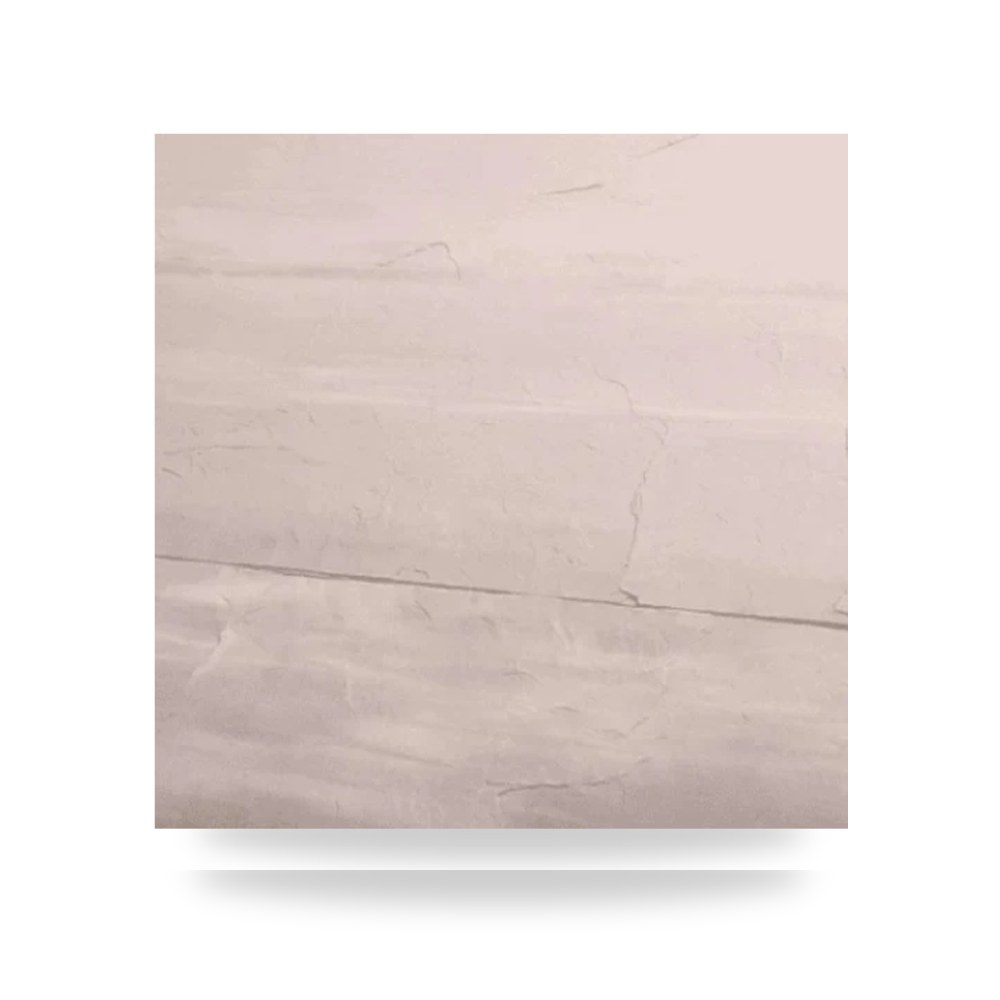 صفائح طين معالج مرنة MCM ثلاثية الأبعاد ديكورية للجدران والواجهات مقاس 120x60cm لون ابيض