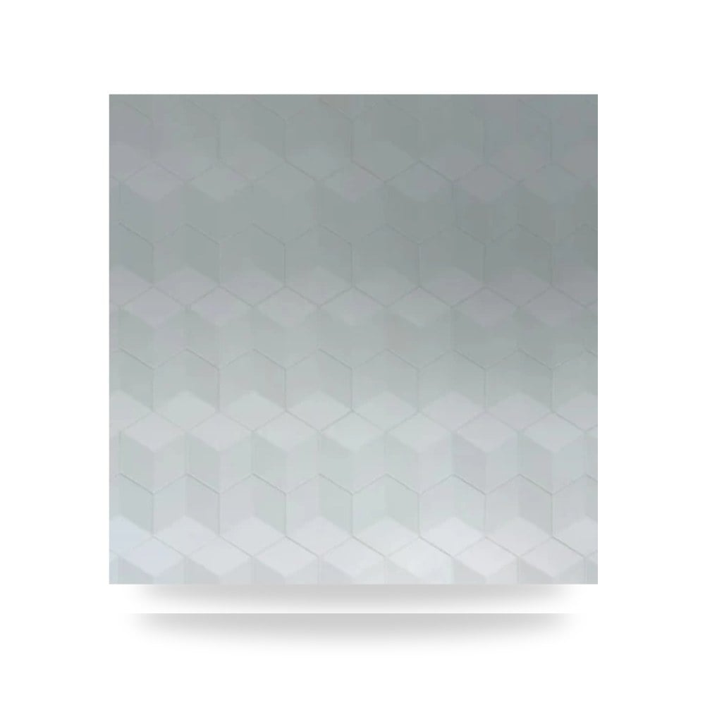 ألواح جدارية ثلاثية الأبعاد 3D ديكورية فاخرة عالمية فاخرة مقاس 52 × 30cm لون ابيض قابلة