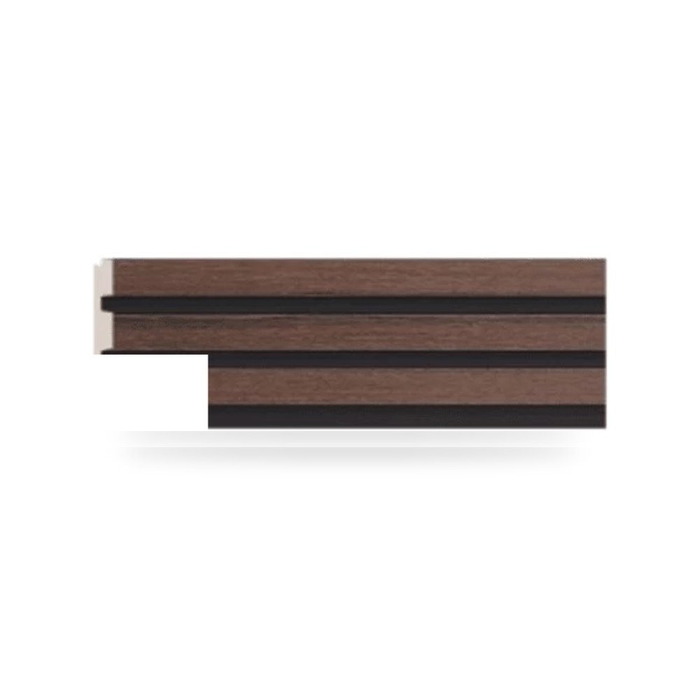 شرائح بديل الخشب 280 × 12cm بني غامق موديل 312